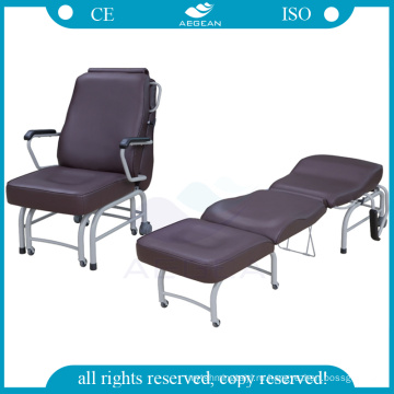 АГ-AC008 PU водонепроницаемый матрас удобно сопровождать складные стулья пациента 